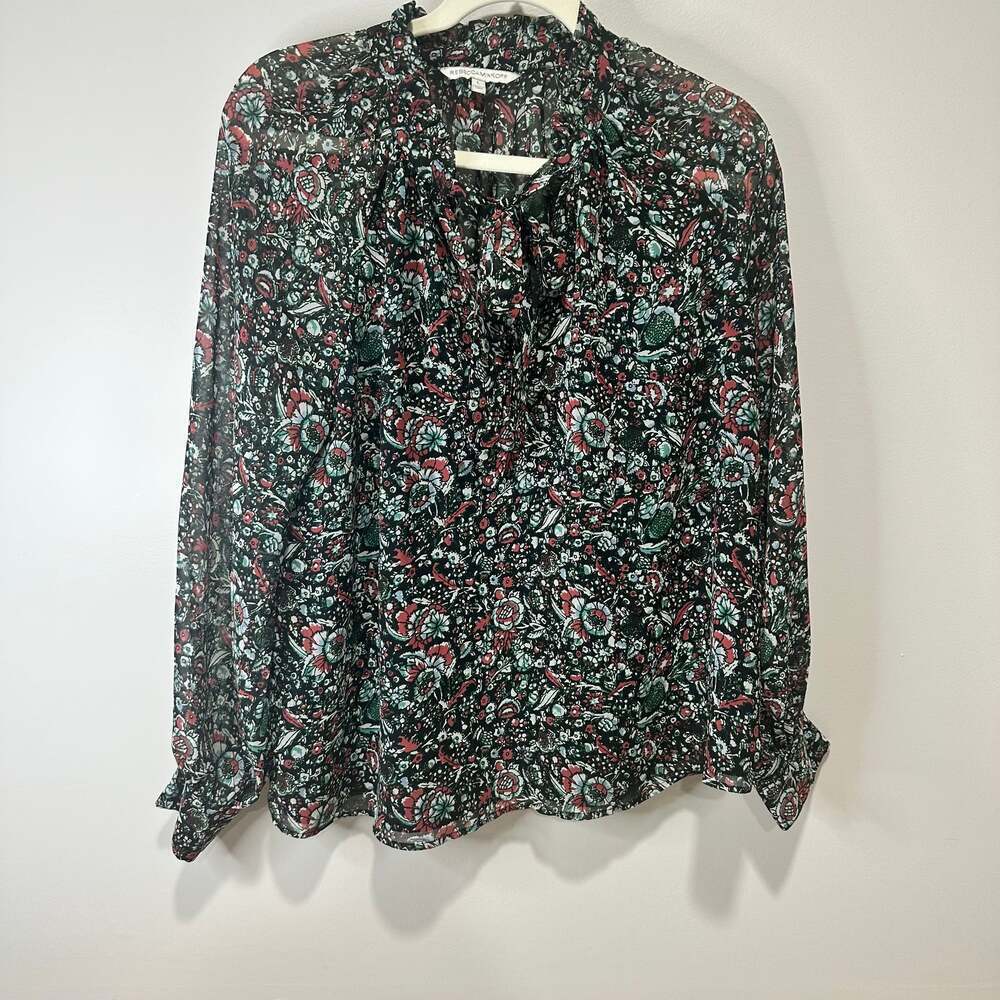 Rebecca Minkoff Floral Blouse, Sz L